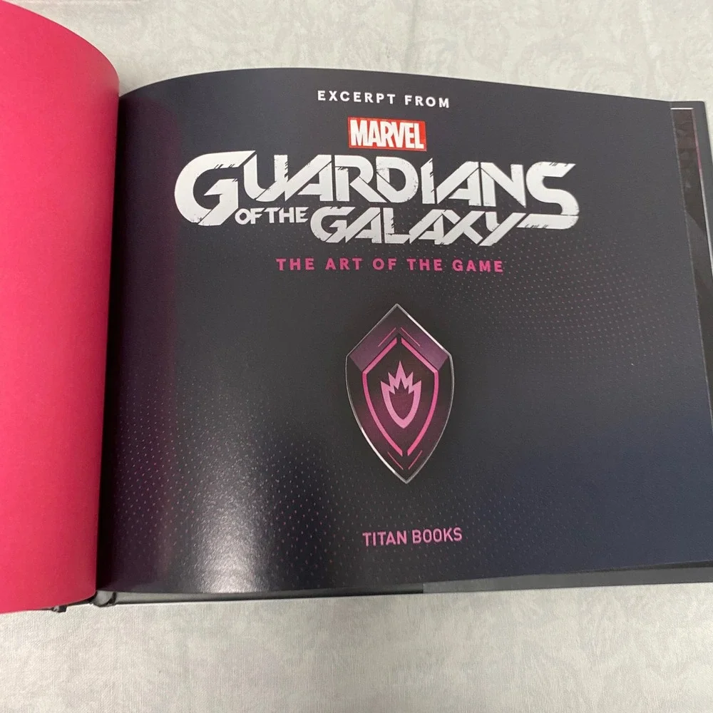 Marvels Guardians of the Galaxy Cosmic Deluxe Edition PS4 Steelbook Art Book
